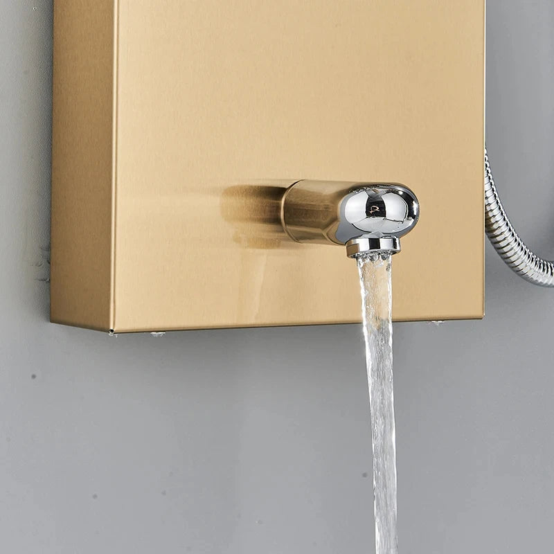 MYQualife Golden Shower Panel LED Light Shower Column