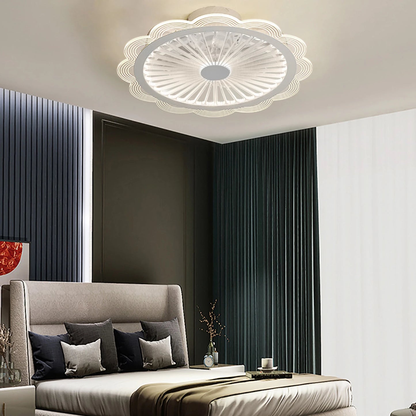 Ultra Thin Minimalist Ceiling Light Dimmable LED Lamp