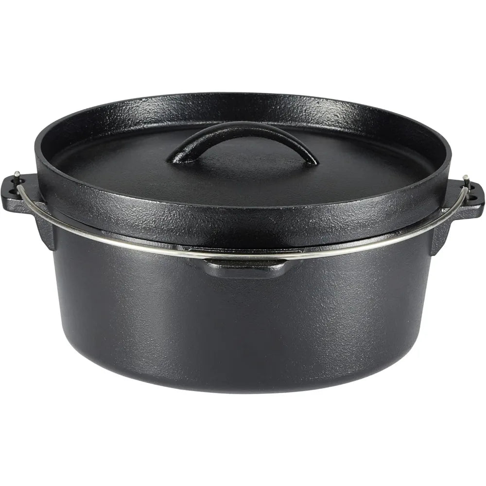 Amazon Basics Cast Iron Preseasoned 5 Piece Cookware Set