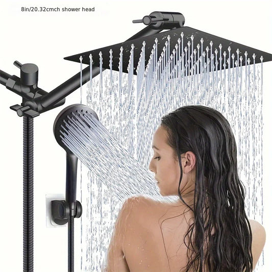 12 Inch Rain Shower Head Handheld Three Mode Shower Combo