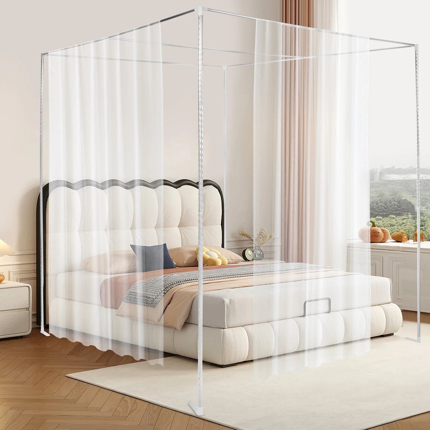 Hign-concerned Stainless Mosquito Net Stand Canopy Frame