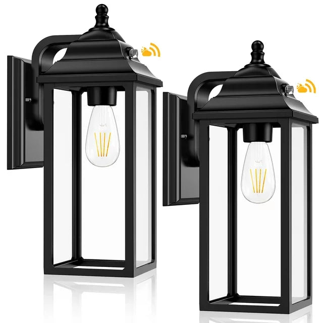 Wall Sconce Outdoor Lights 2 Pack Exterior Porch Lanterns