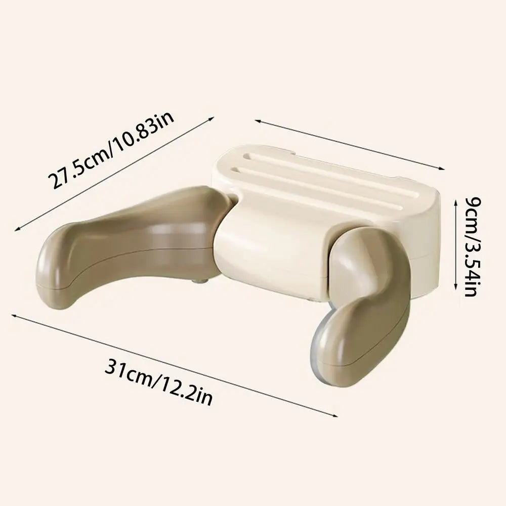 Wall Mounted Baby Shower Stand for Safe Bathing Support