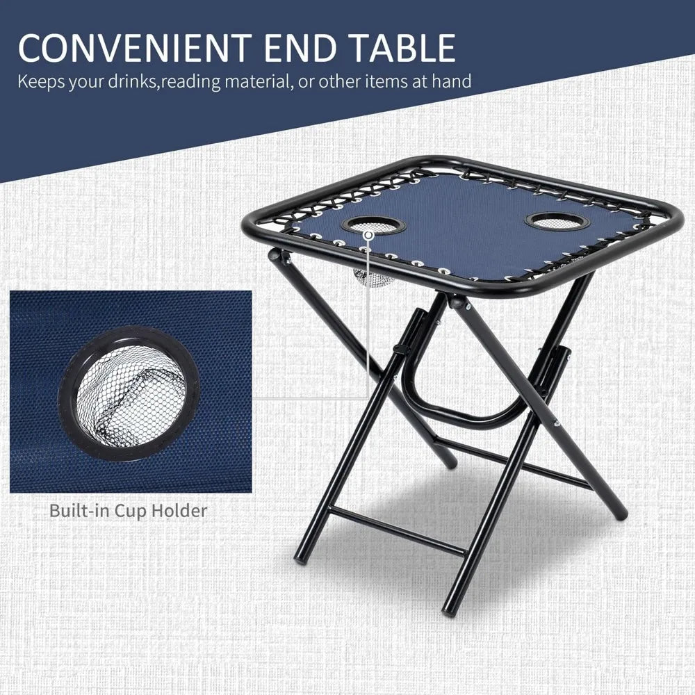 Color Zero Gravity Chair Set With Side Table Outdoor