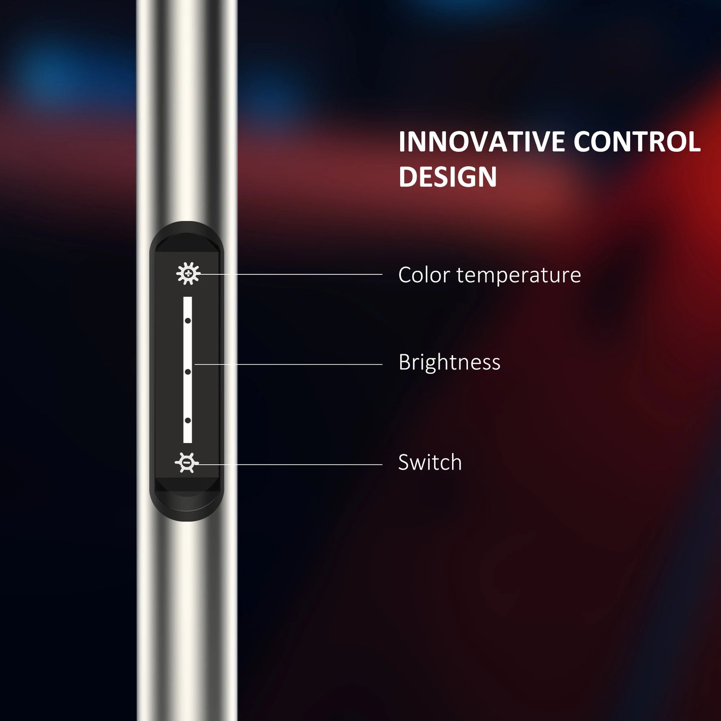 Hign-concerned LED Standing Floor Lamp With Remote Control