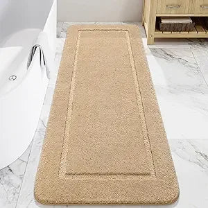 Hign-concerned Non Slip Bath Runner Rug Soft Absorbent