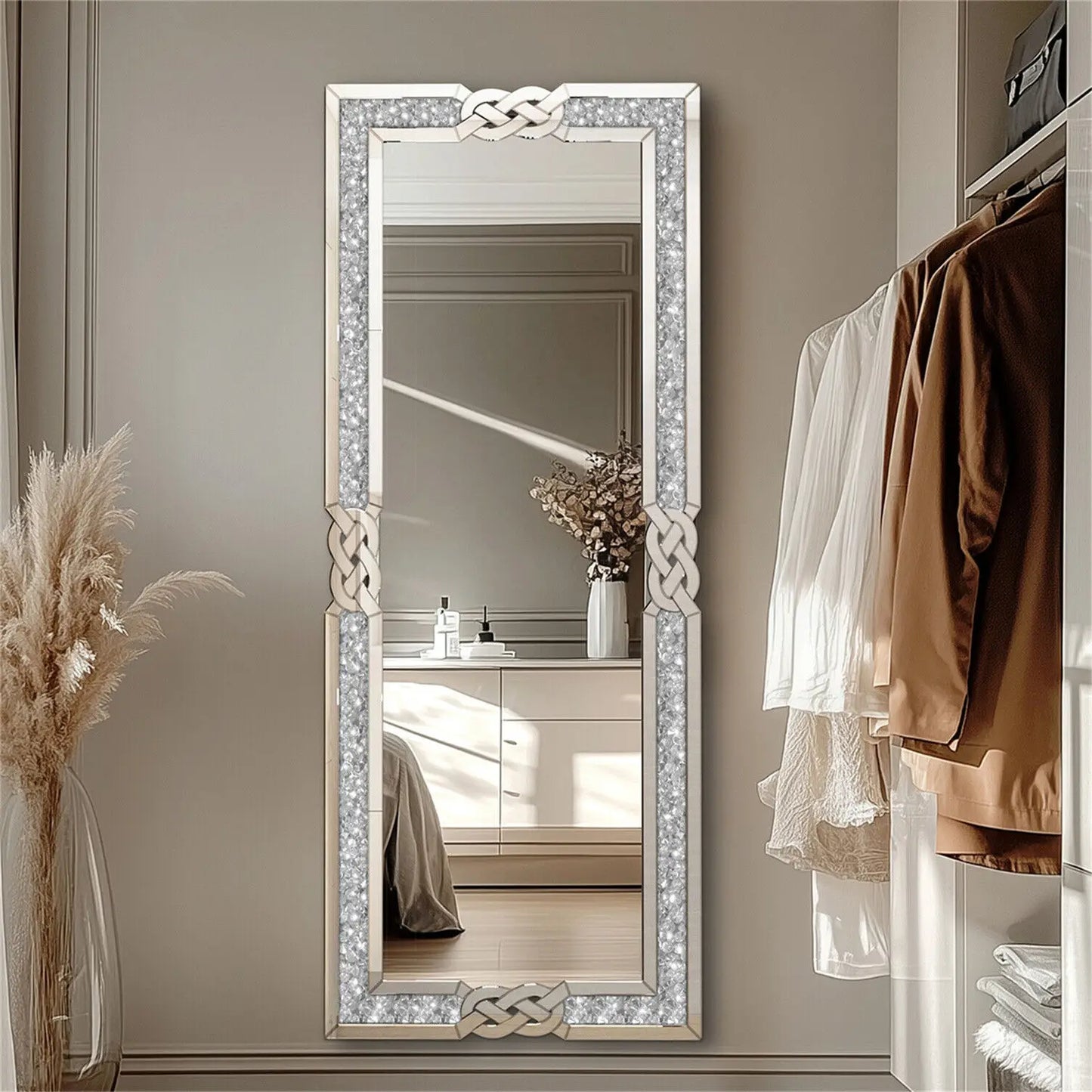 Borwart Artloge Wall Mirror Framed Dressing Mirror Modern