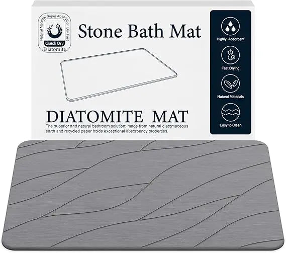Hign-concerned Diatomite Stone Bath Mat Quick Dry Non Slip