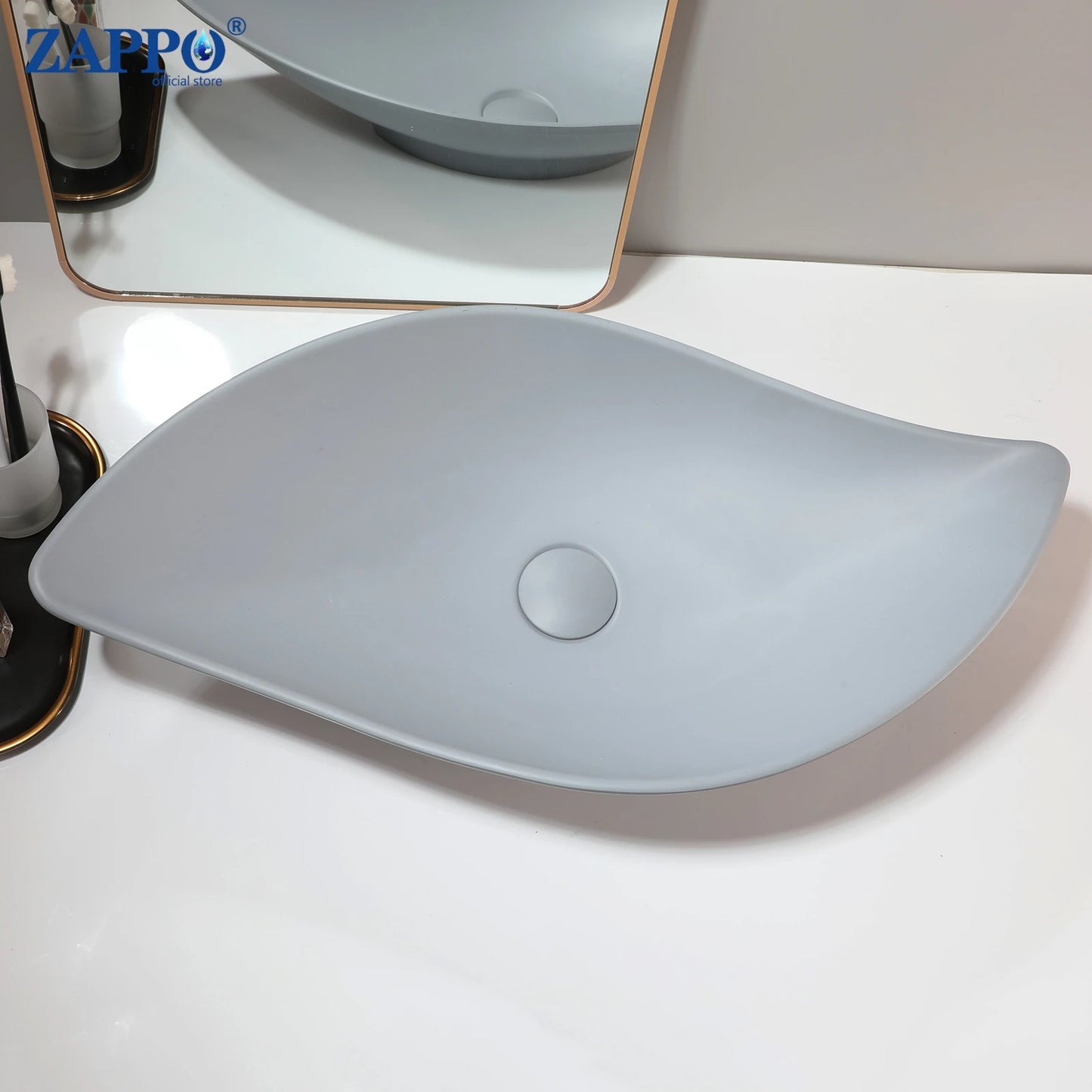 Torayvino Bathroom Vessel Sink Stone Resin Washbasin