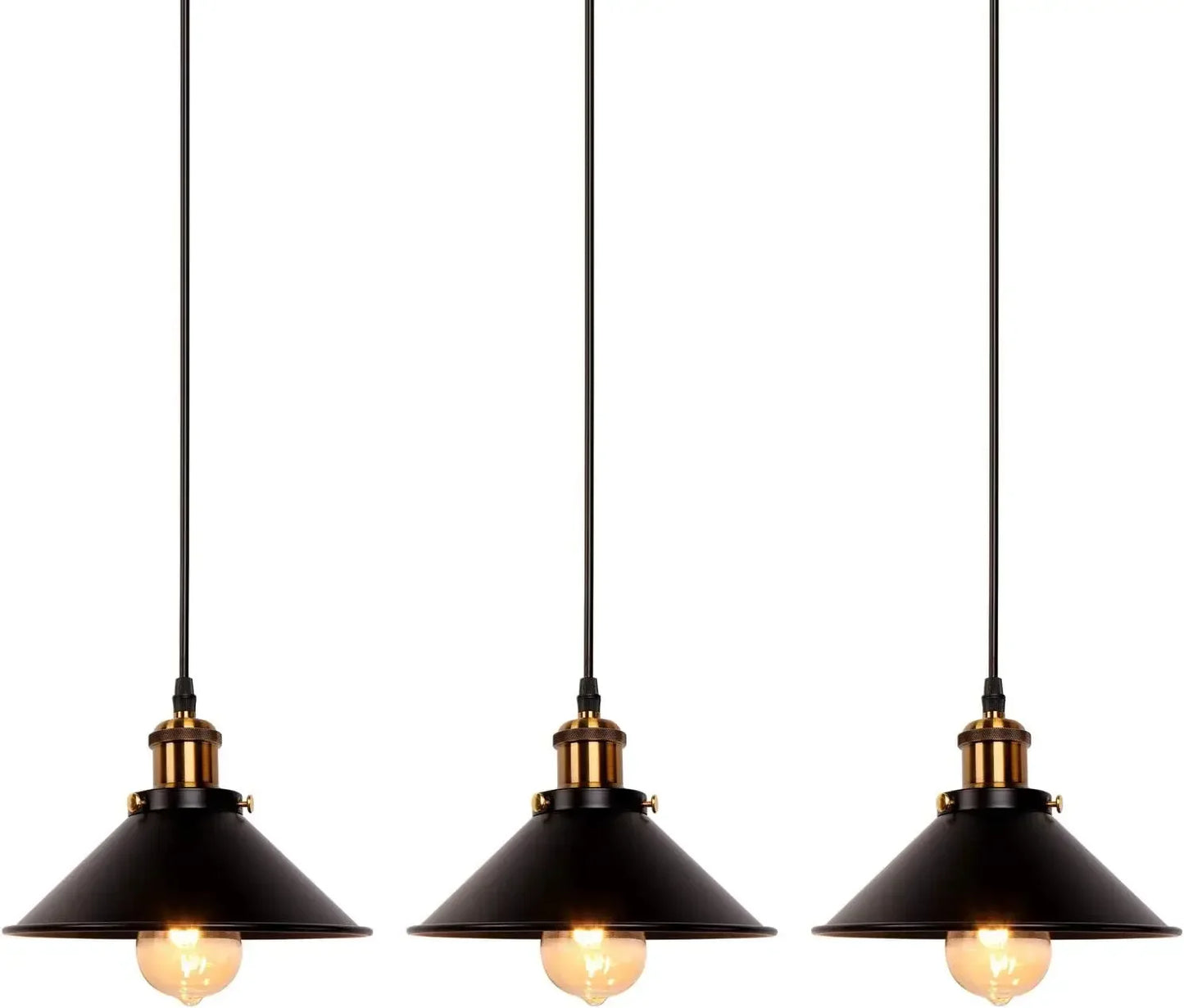 Newrays Industrial Retro Iron Pendant Light For Kitchen