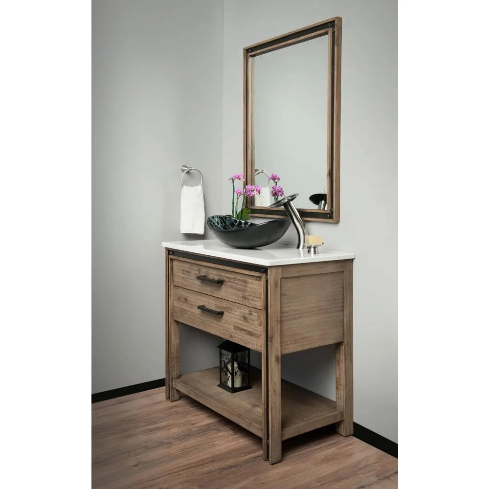 MNO G1308210 Oval Tempered Glass Vessel Bathroom Sink