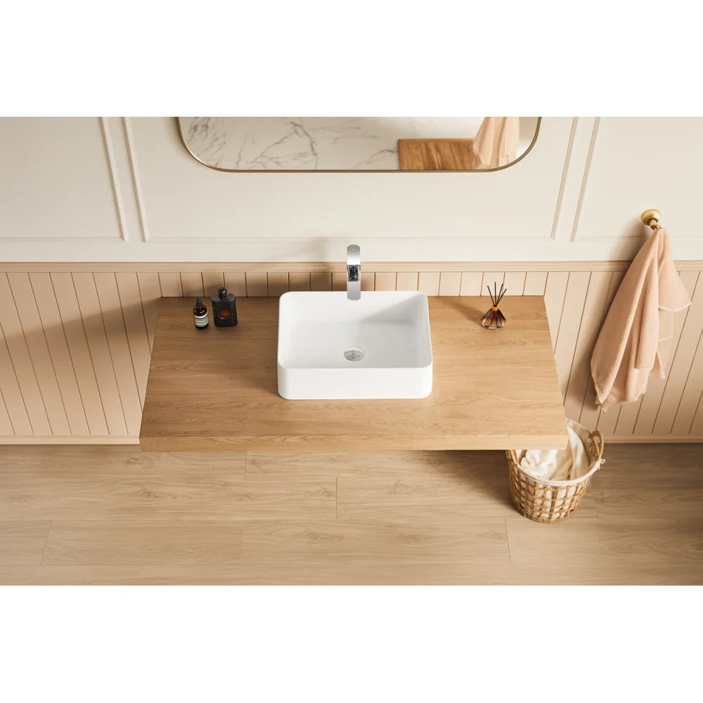 LWOFiller Solid Surface Vessel Sink Basin Matte Finish