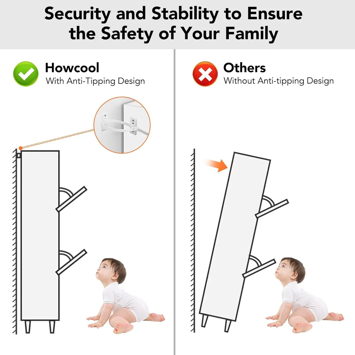 General Use Shoe Cabinet Freestanding Rack With Two Drawers