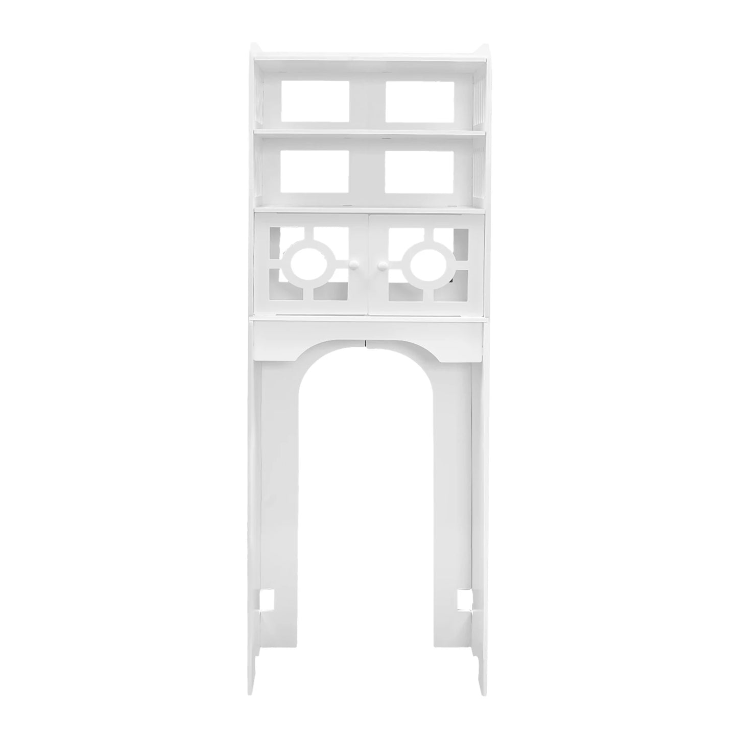 Hign-concerned 4 Tier Over Toilet Cabinet Storage Organizer