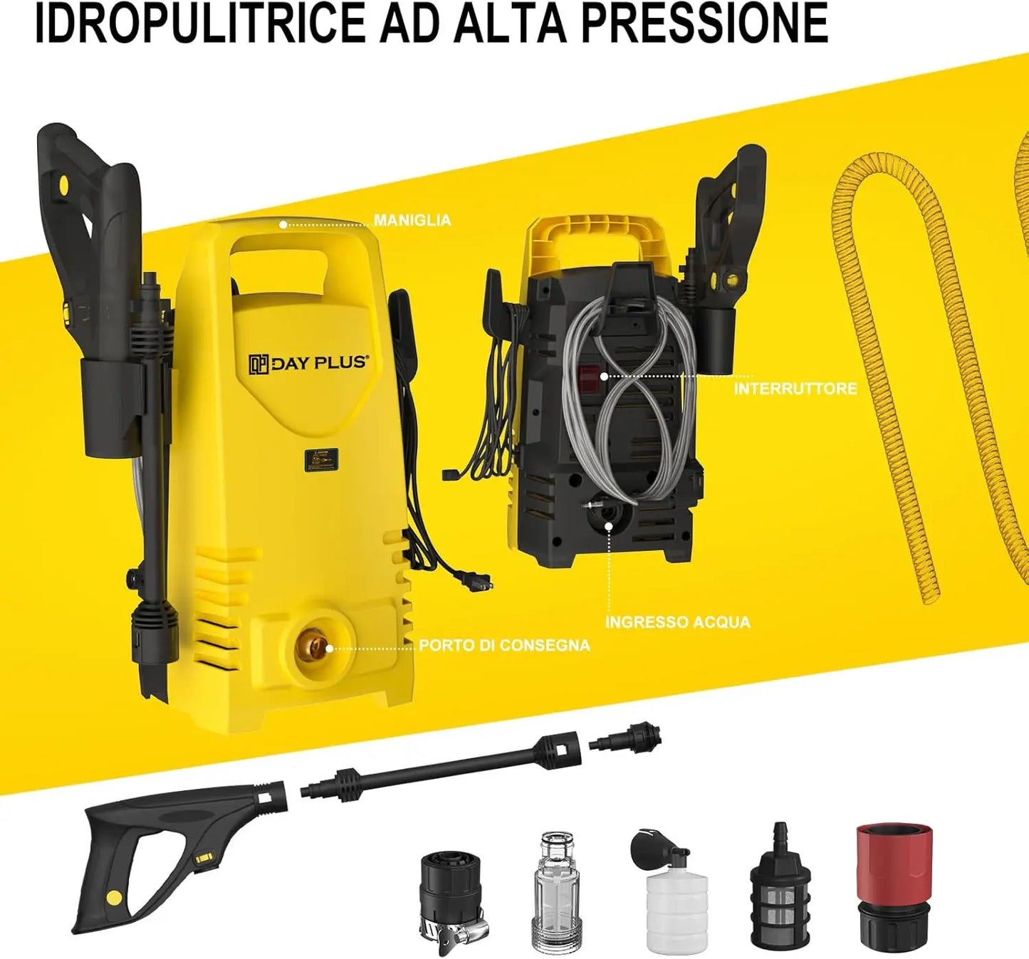 Home Garden High Pressure Washer Portable Jet Washer