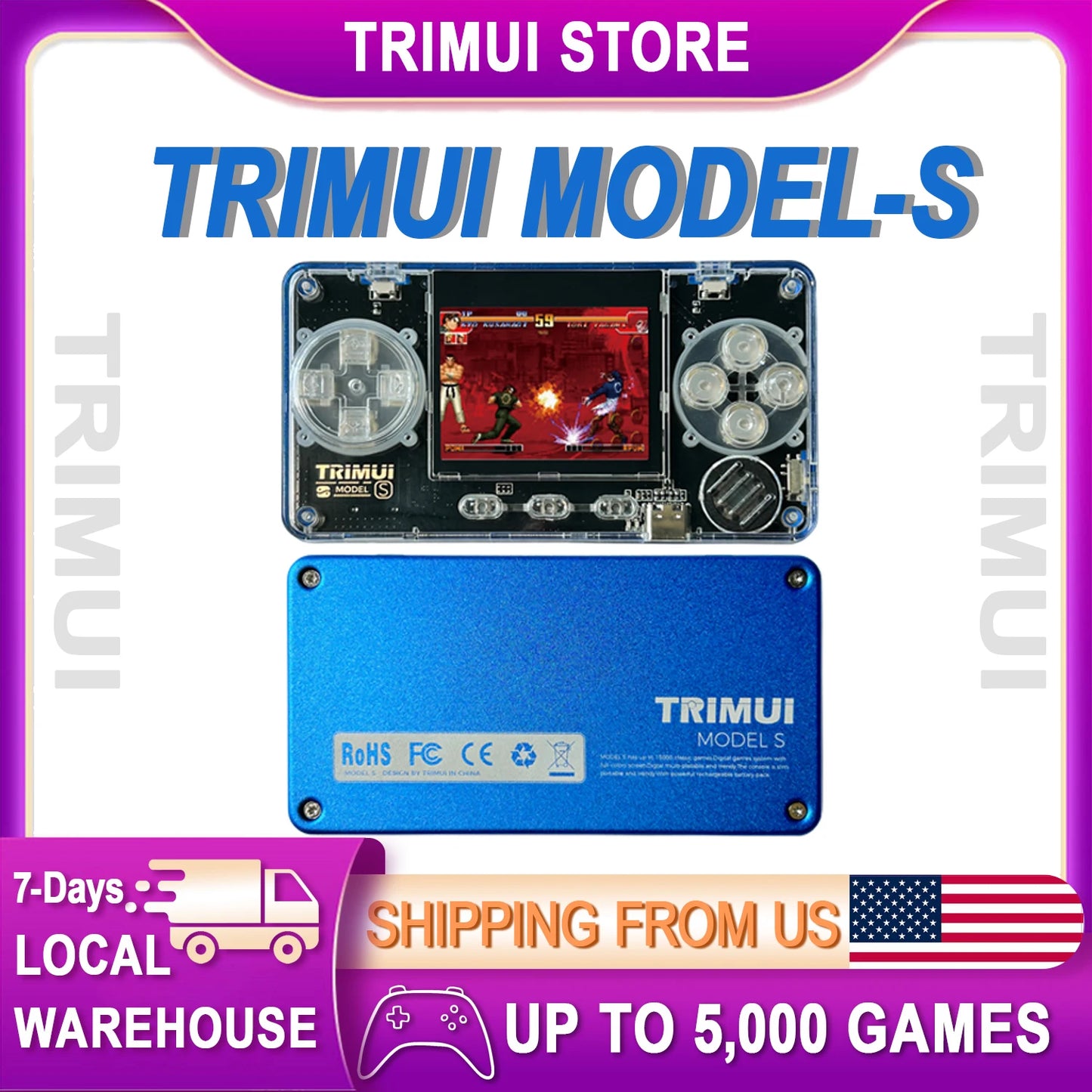 Trimui Model S Handheld Game Console With 15000 Games